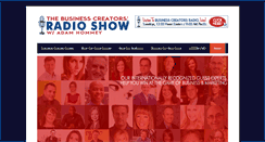 Desktop Screenshot of businesscreatorsradioshow.com