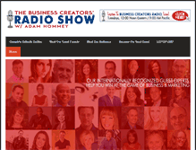 Tablet Screenshot of businesscreatorsradioshow.com